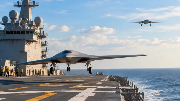 China tests GJ-21 stealth drone operations from Type 076 warship